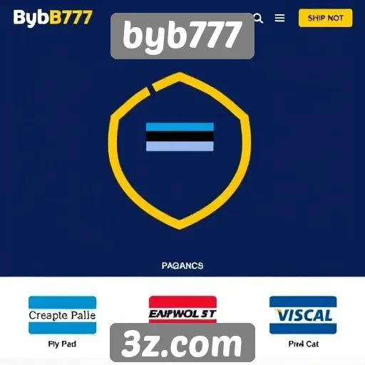 Opções de pagamento disponíveis no byb777