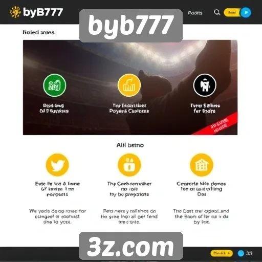 Análise das funcionalidades do site byb777